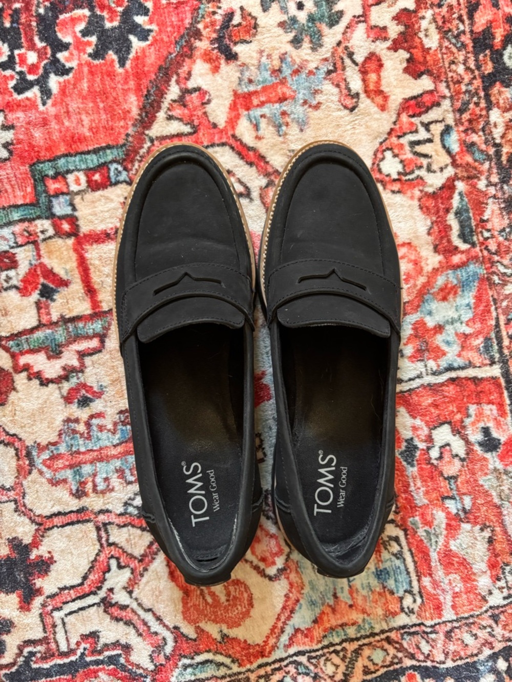 Toms Black Cara Women’s Loafers